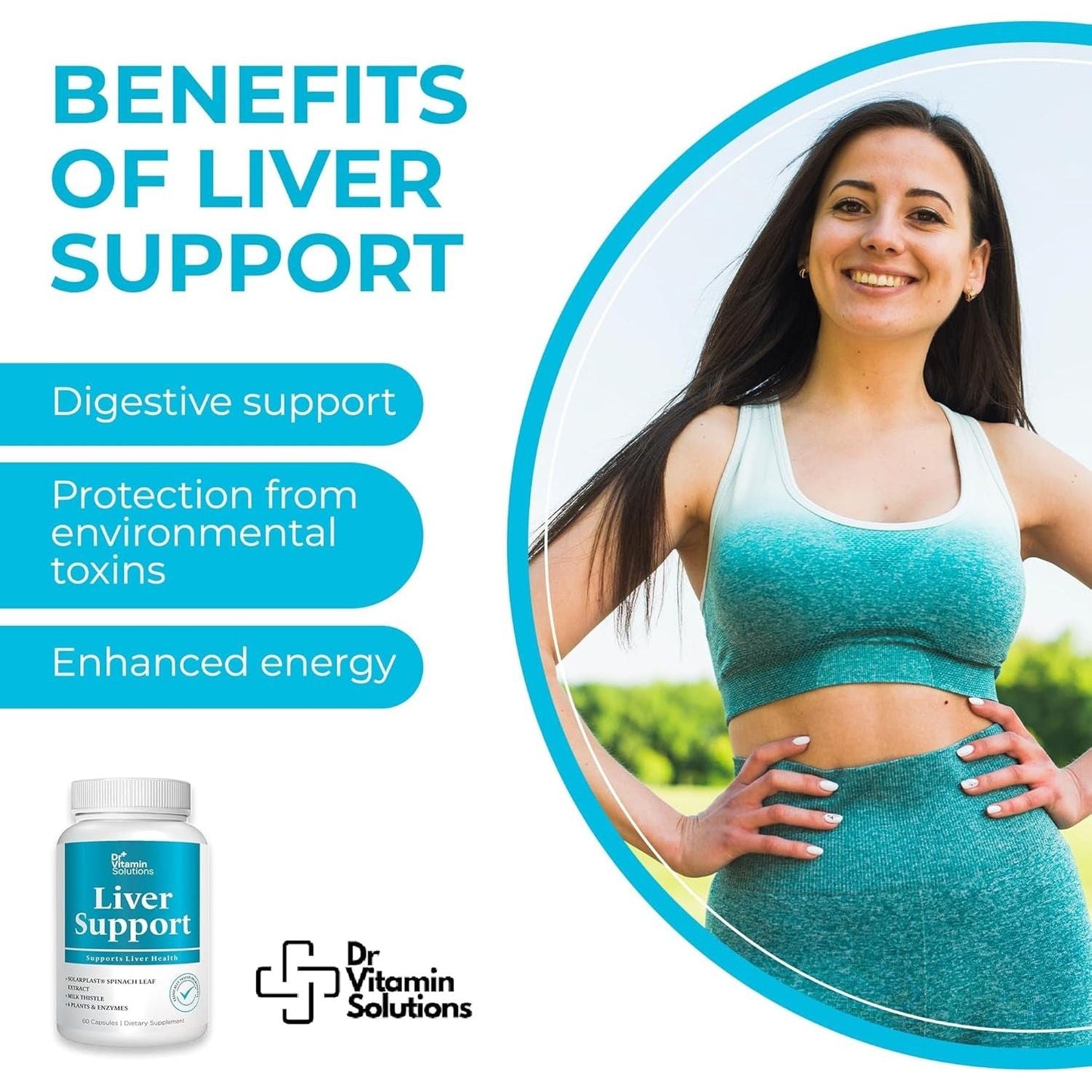 Liver Cleanse Detox and Repair - Milk Thistle Supplement for Natural Gallbladder Support, 30 Vegan Capsules