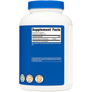Nutricost Monolaurin 1000 Mg (120 Servings, 240 Capsules) - Gluten-Free, Non GMO, Vegan