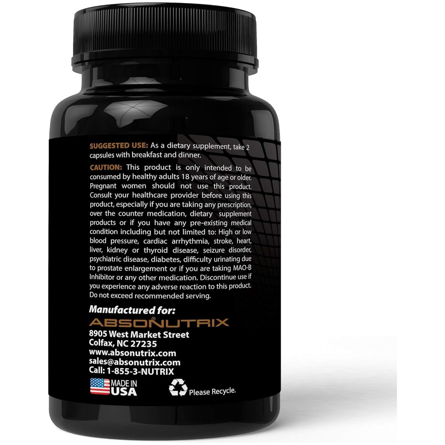 Absonutrix Cissus Quadrangularis Xtreme 1600Mg - 120 Capsules