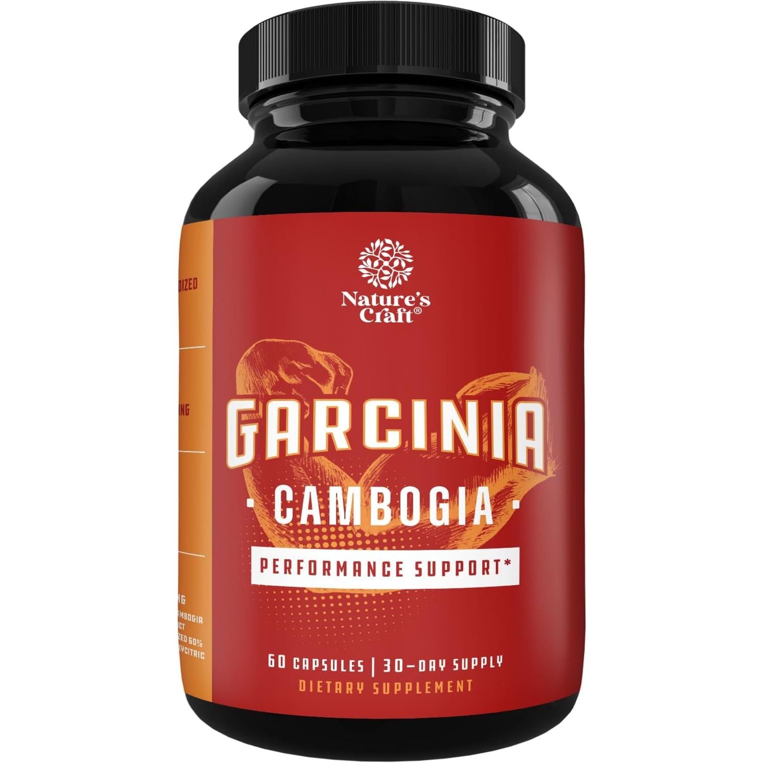 Strong Garcinia Cambogia Extract Capsules with 60% HCA - 60 Count