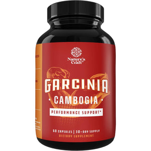 Strong Garcinia Cambogia Extract Capsules with 60% HCA - 60 Count