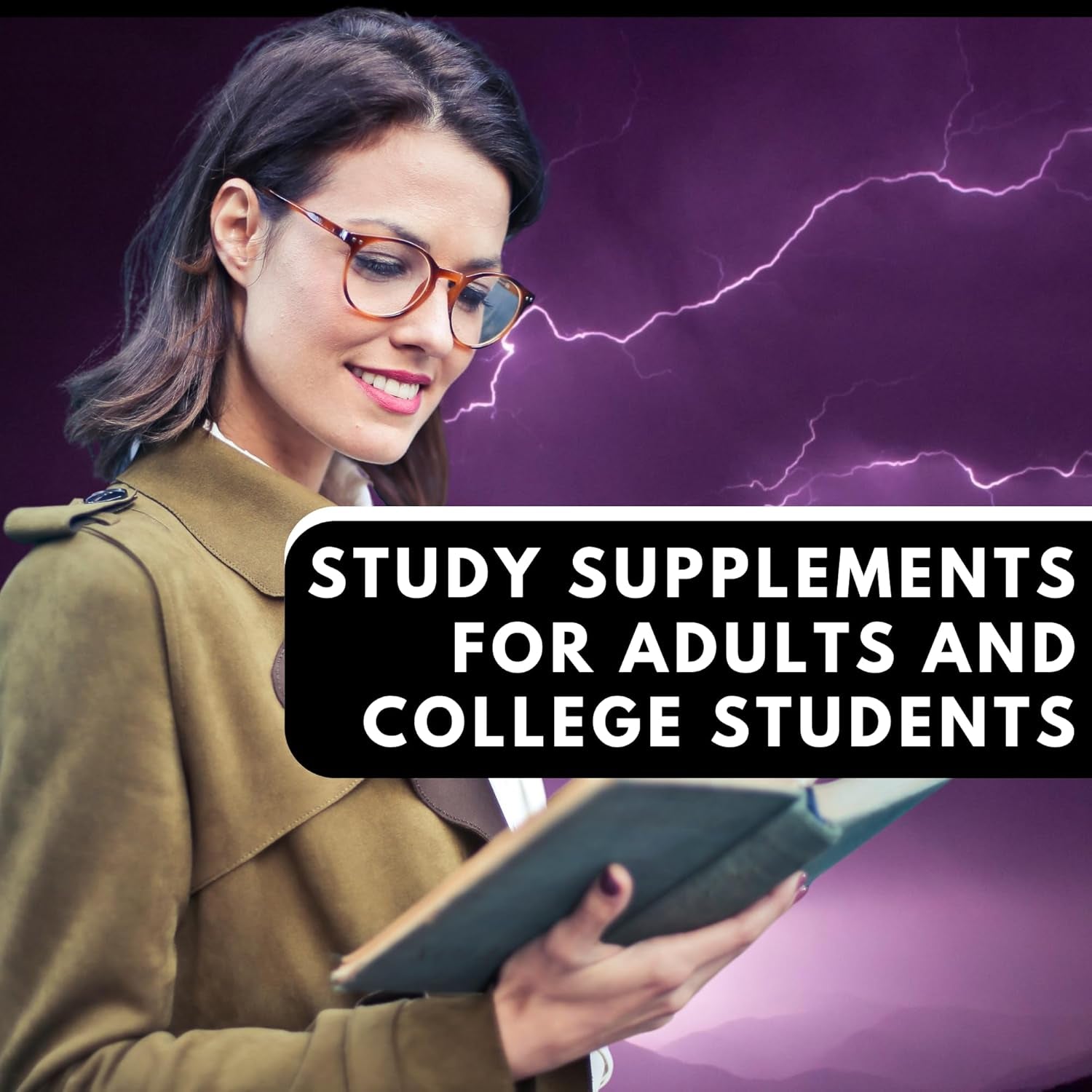 Addrell Energy Stimulant Pills- Natural Nootropic Brain Supplement Alternative Pill & Study Supplements - 60 Capsules