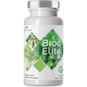 Mara Labs Broc Elite plus | Broccoli Supplement W/Stabilized Sulforaphane Extract | 30 Vegetable Capsules