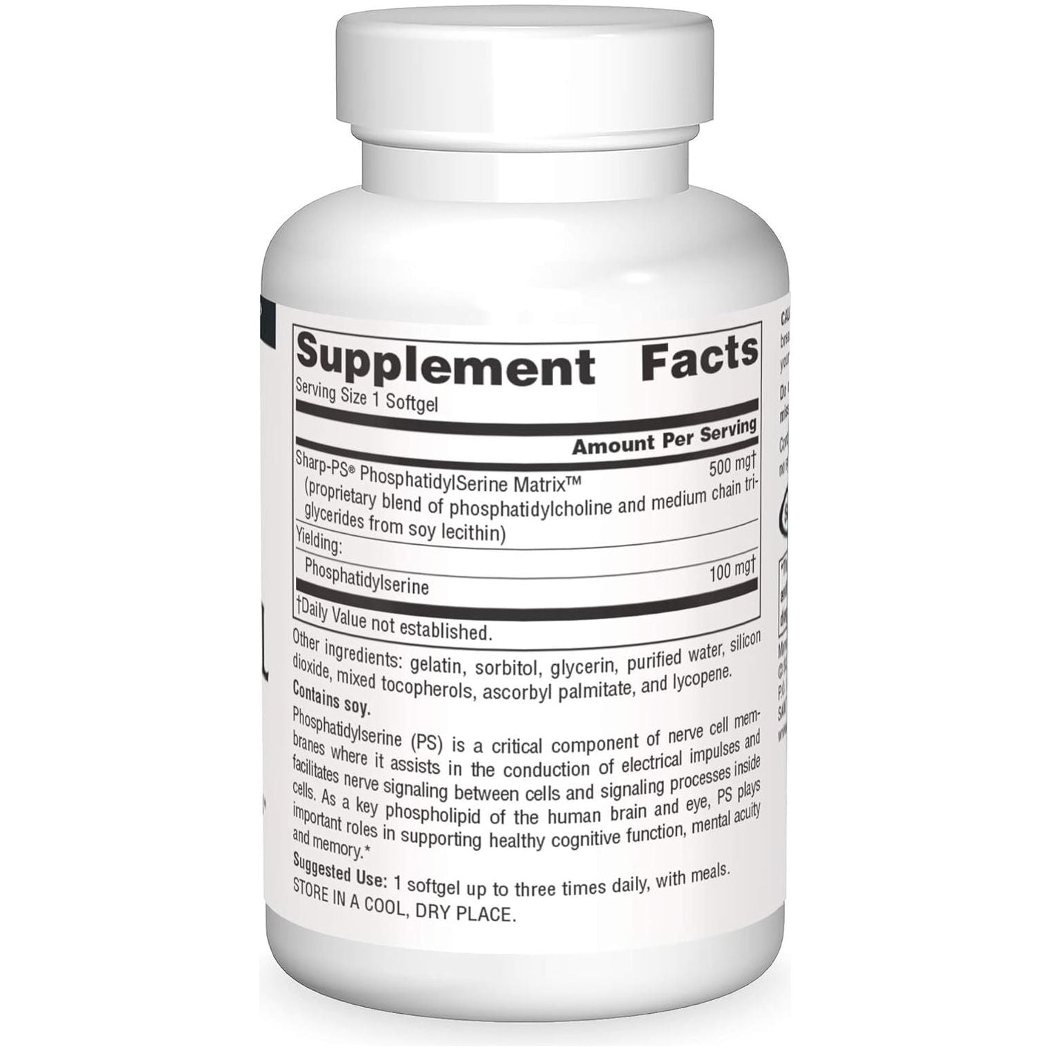 Source Naturals Phosphatidyl Serine Matrix 500Mg - 60 Softgels