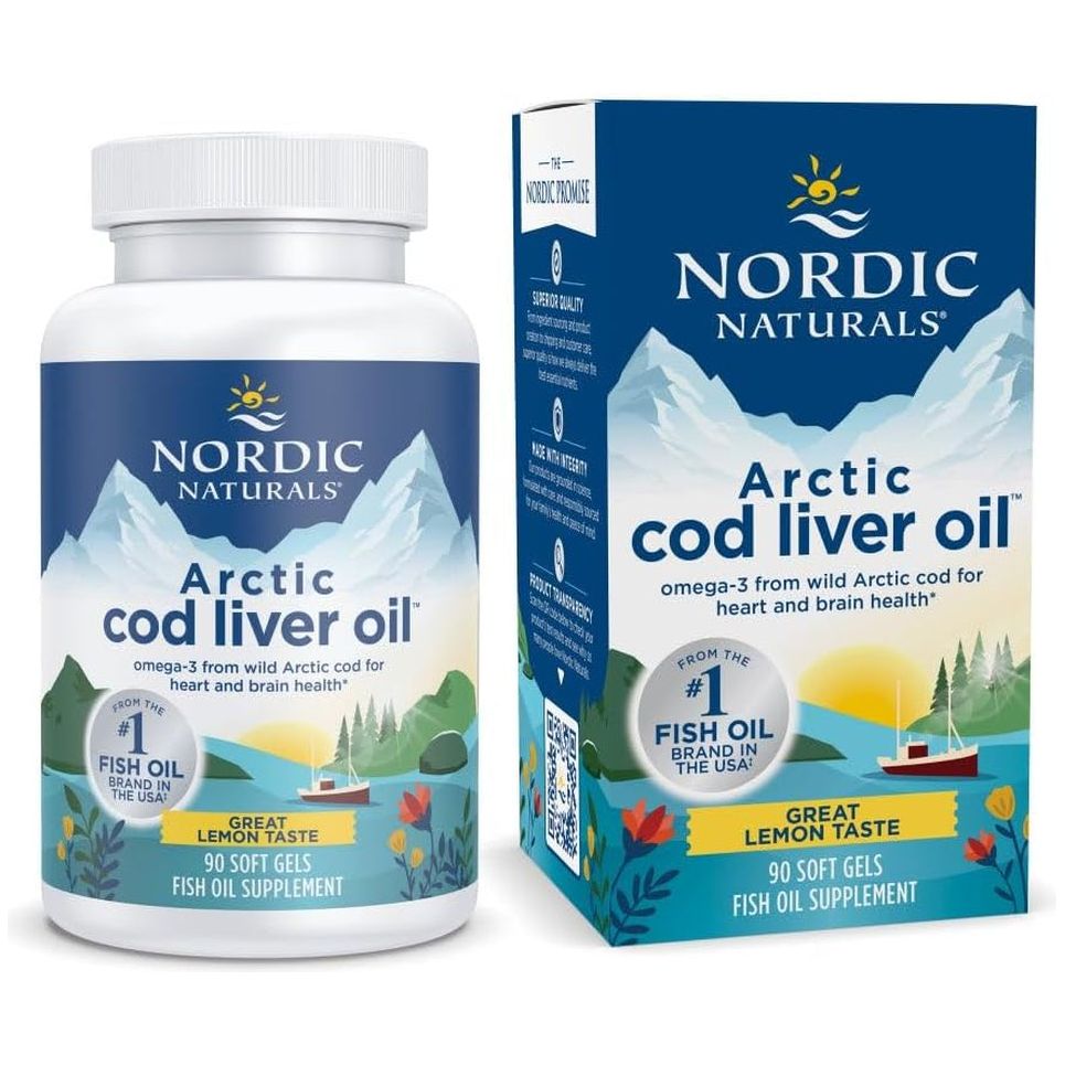 Nordic Naturals Arctic Cod Liver Oil, Lemon - 750 Mg Total Omega-3S with EPA & DHA 30 Servings