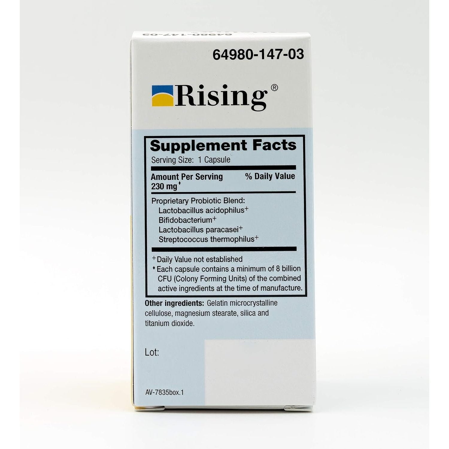 Rising Pharma - Risaquad 230Mg - Probiotic Dietary Supplement Capsules - 30 Count
