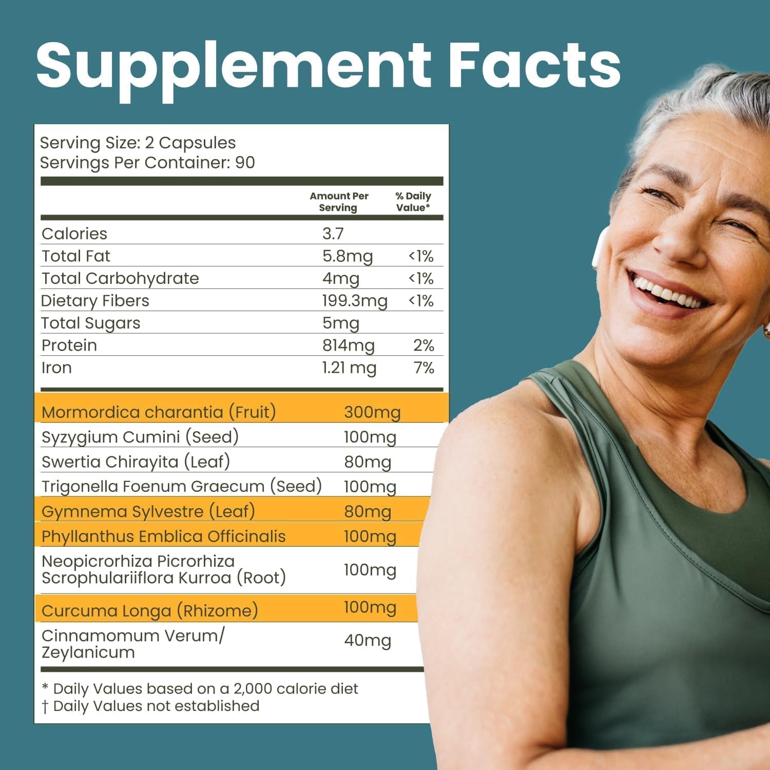Curalin - Scientifically Crafted, Effective, and 100% Natural Supplement | 180 Capsules | Helps Blood Sugar