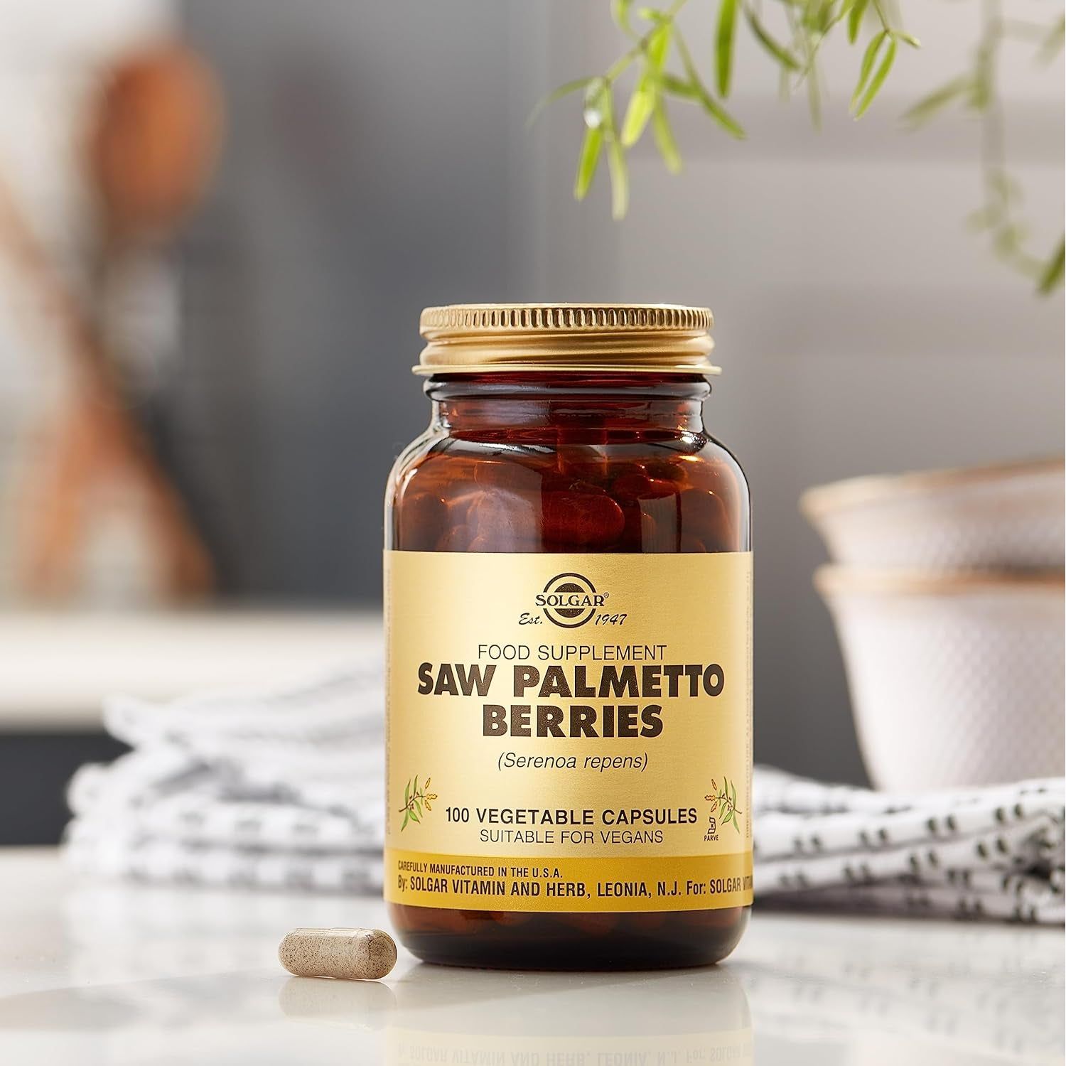 Solgar Saw Palmetto Berries - Men’S Health - Full Potency - 100 Servings