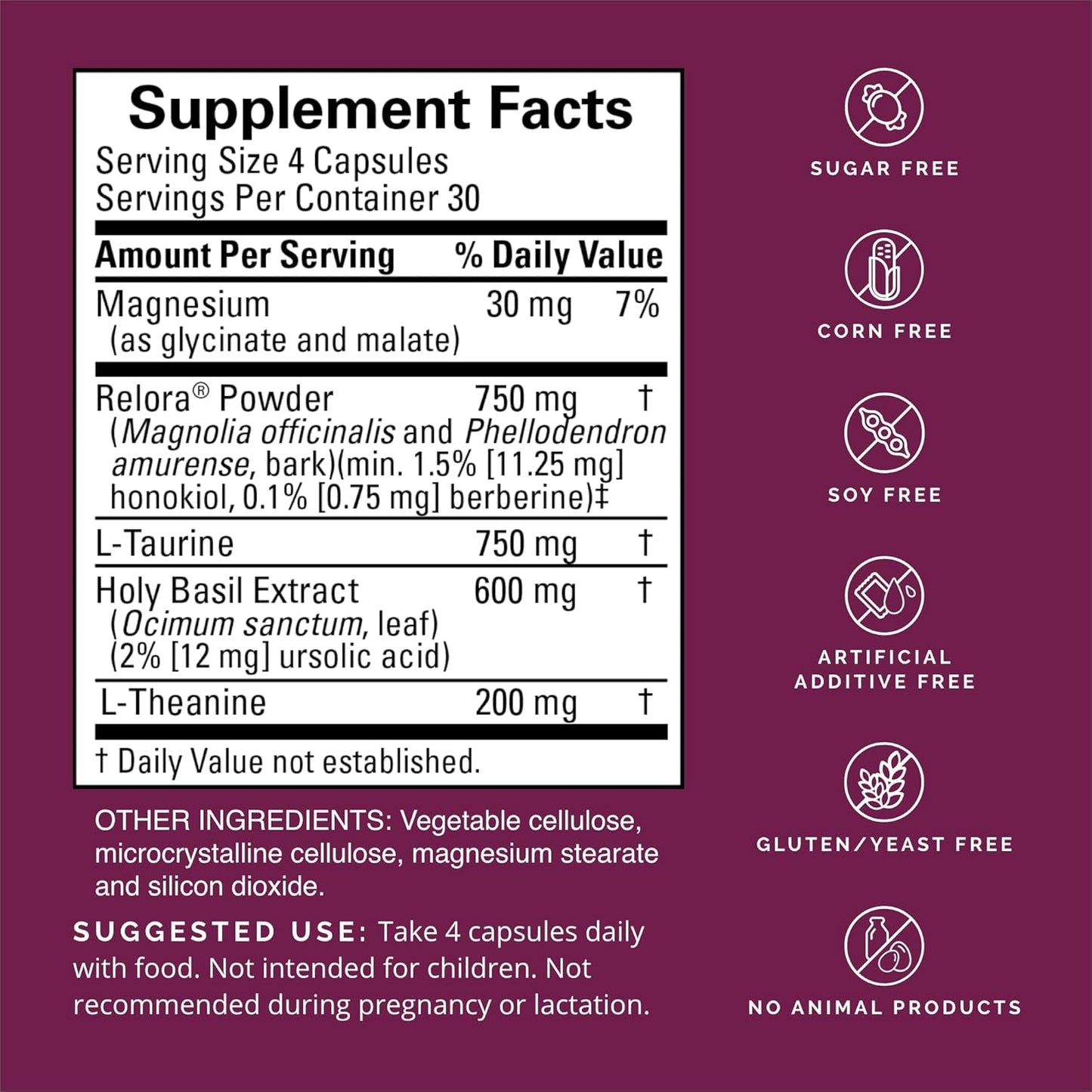 BRAINMD Dr Amen Everyday Stress Relief - Promotes Relaxation & Focus - 30 Servings