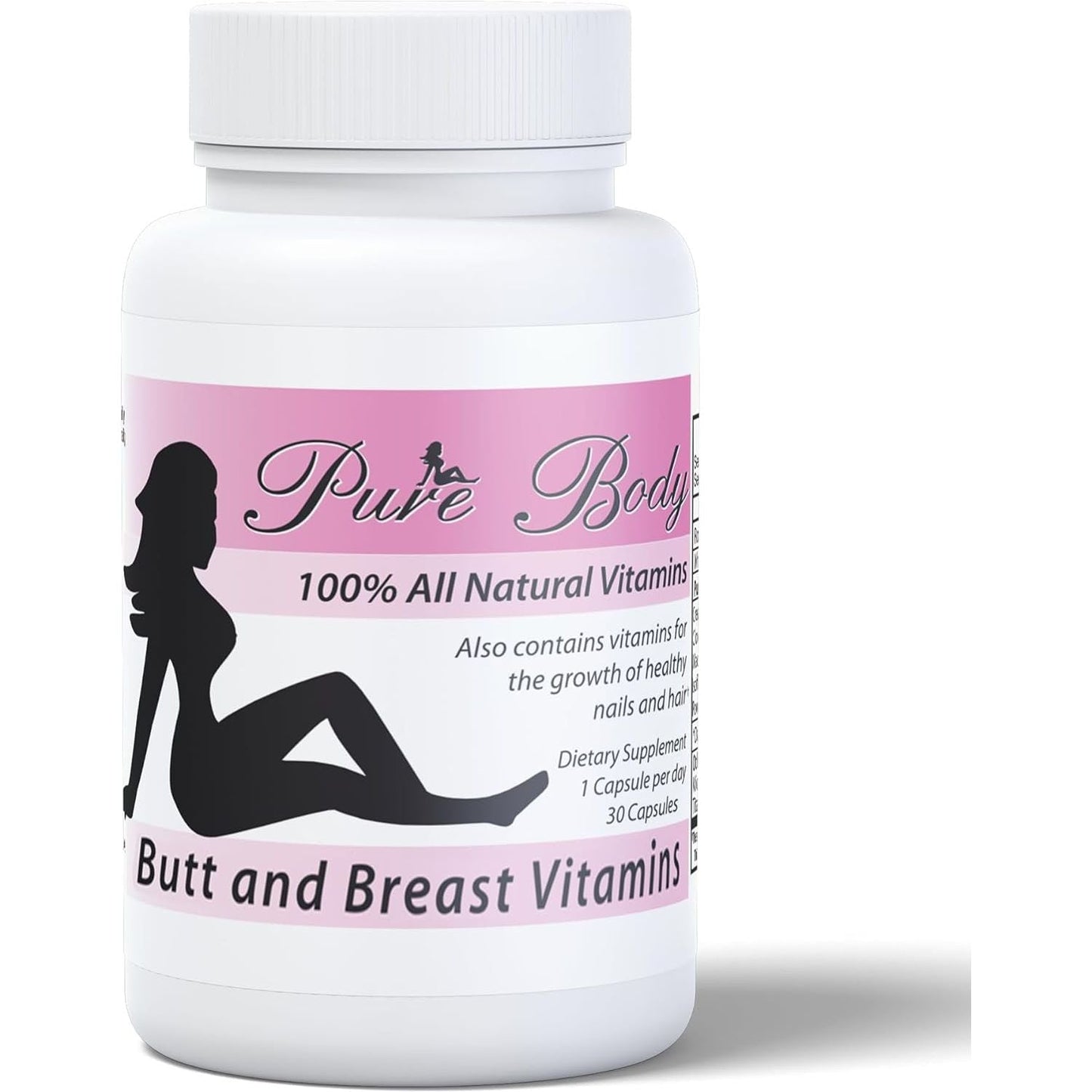 #1 Butt Enhancer and Breast Enhancer Vitamins – Butt Growth & Breast Enhancement Pills for Slim Waist, Bigger Butt & Bigger Breast