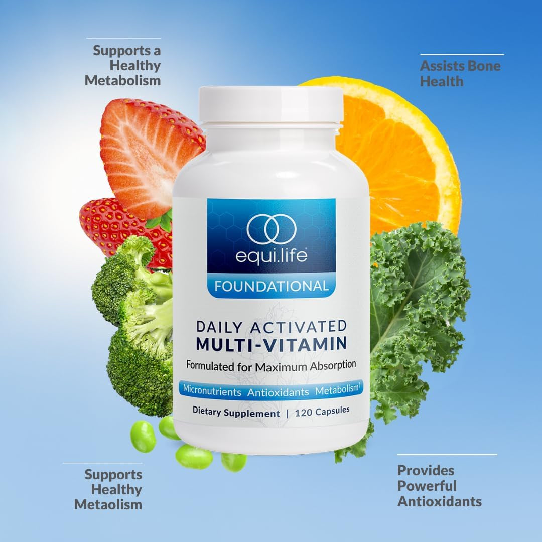 Equilife - Daily Activated Multi-Vitamin, 21 Essential Vitamins & Minerals (30 Servings)