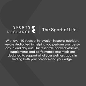 Sports Research® Triple Strength Omega-3 + Vitamin D3 2500Iu (62.5Mcg) 120 Capsules