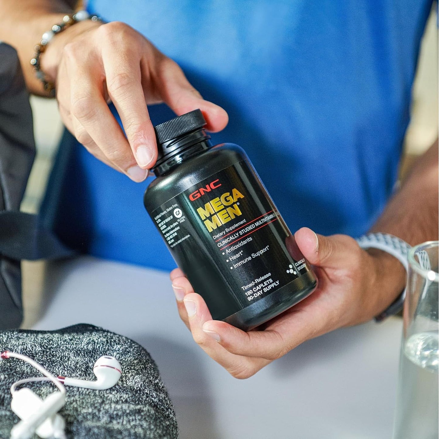 GNC Mega Men Multivitamin | Heart Health, and Immune Support | 90 Count