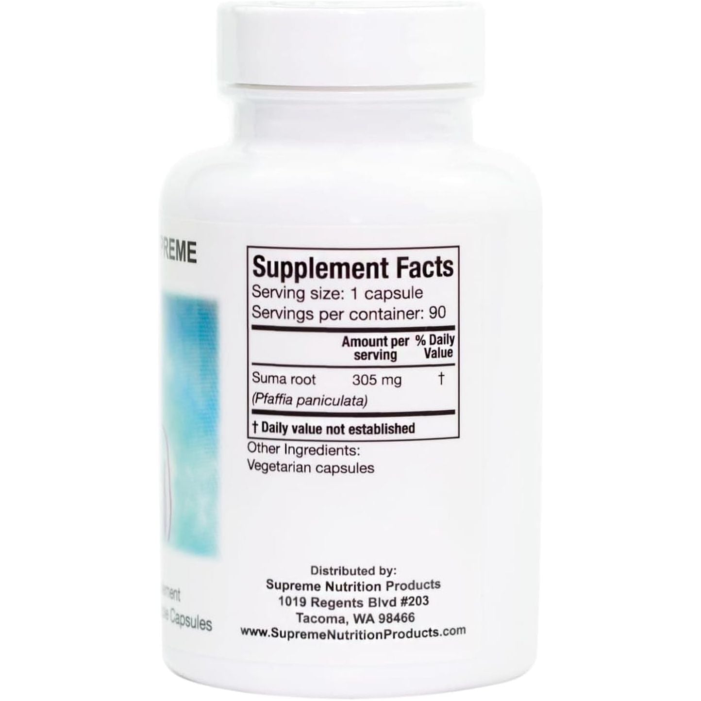 Supreme Nutrition Endo Supreme, 90 Pure Suma Root Vegetarian Capsules