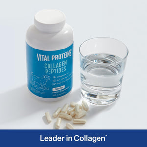 Vital Proteins Collagen Pills Supplement (Type I, III), 360 Collagen Capsules, 3300Mg