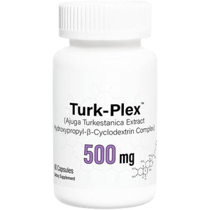 Gorilla Mind Turk-Plex® - Complexed with Hydroxypropyl-Β-Cyclodextrin for Enhanced Bioavailability (500 Mg X 60 Capsules)