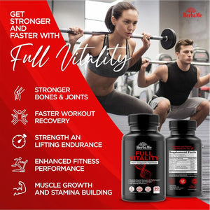 HGH Supplements for Men and Women, 90 Capsules - Naturally Supports Human Growth Hormone