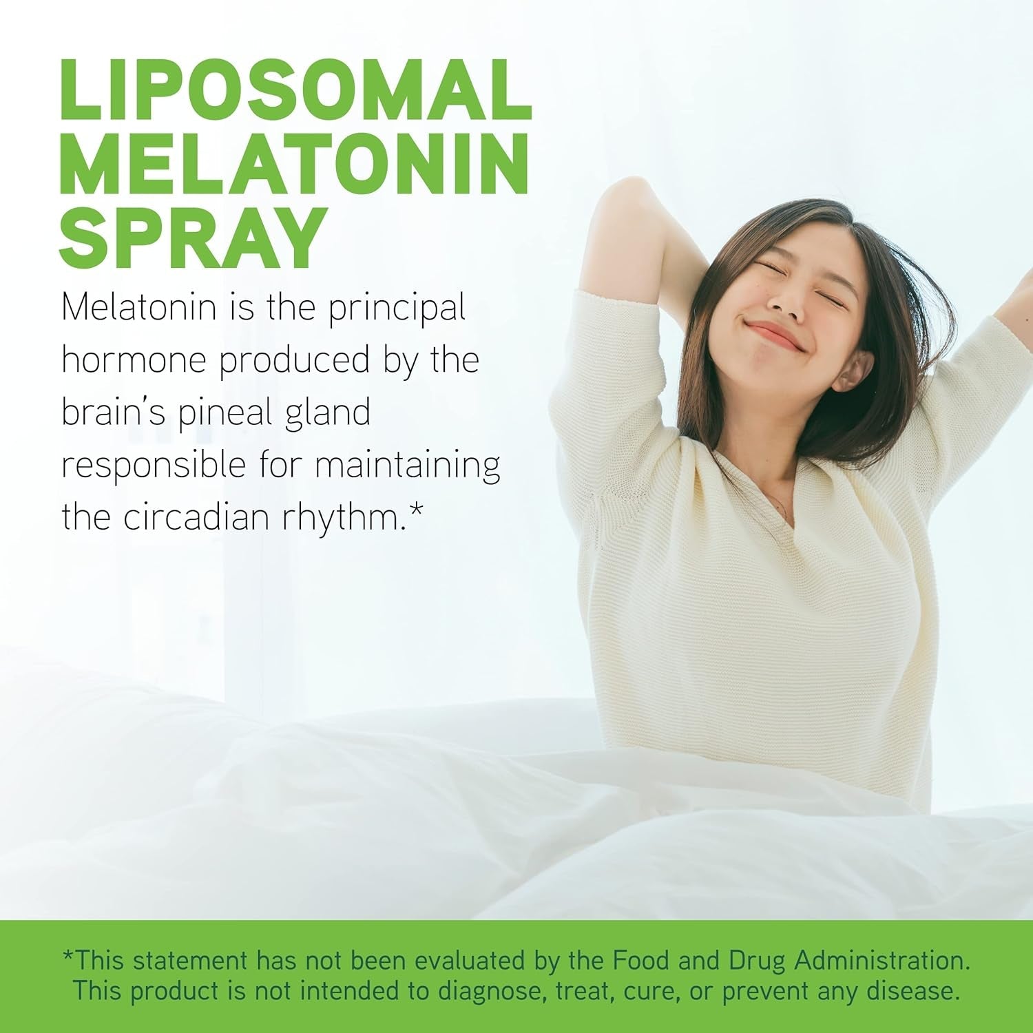 DAVINCI Labs Liposomal Melatonin Spray - Sleep Support Supplement 30 Ml