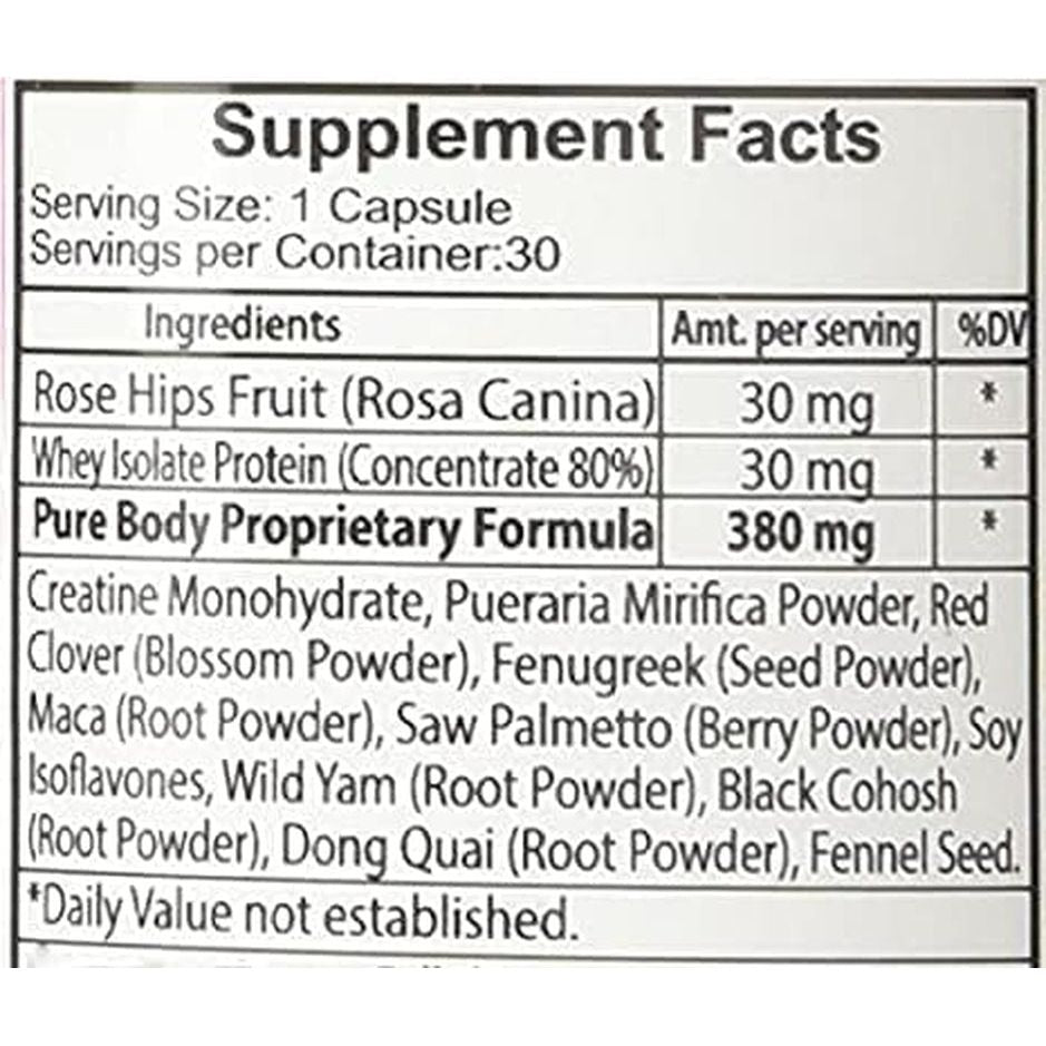 #1 Butt Enhancer and Breast Enhancer Vitamins – Butt Growth & Breast Enhancement Pills for Slim Waist, Bigger Butt & Bigger Breast