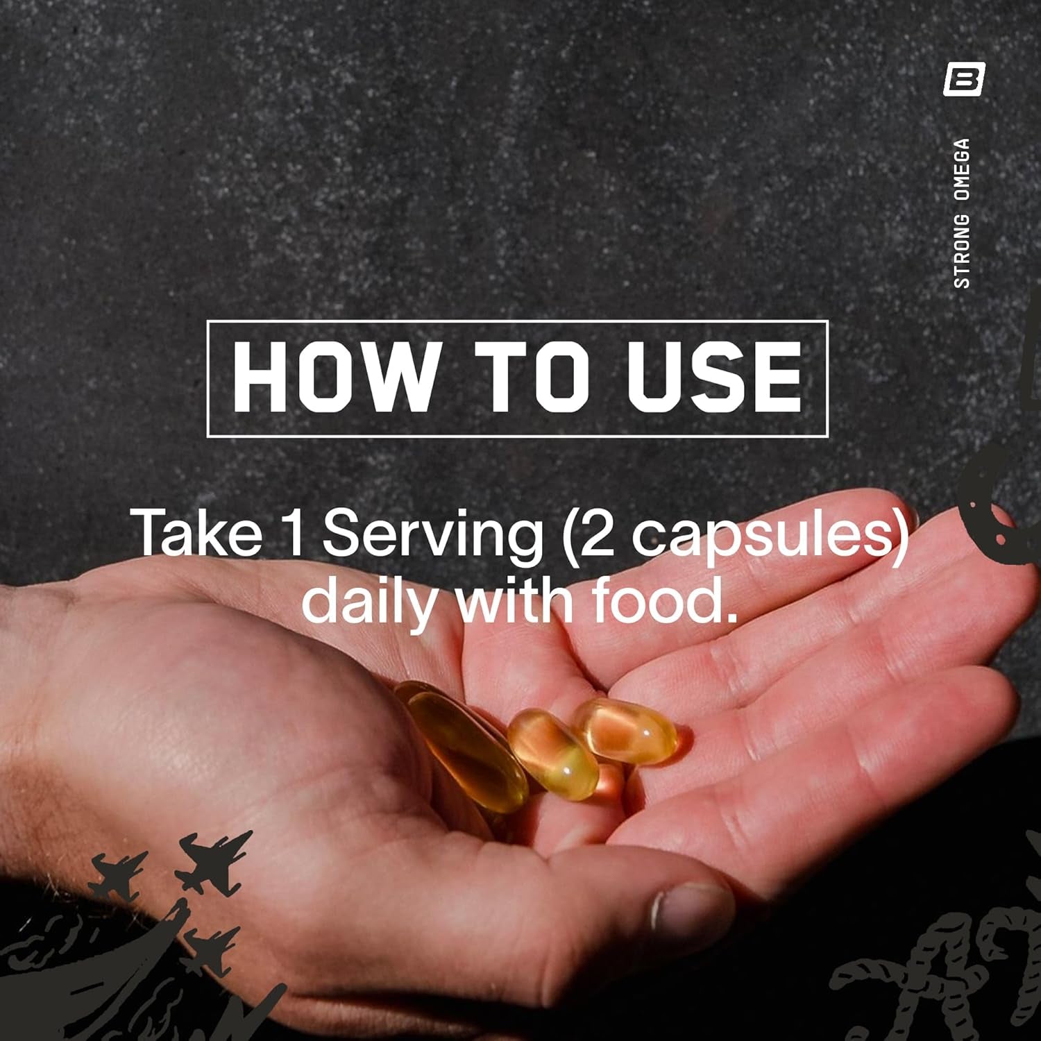 BPN Strong Omega Fish Oil Soft Gel, 1290Mg per Capsule 30 Servings