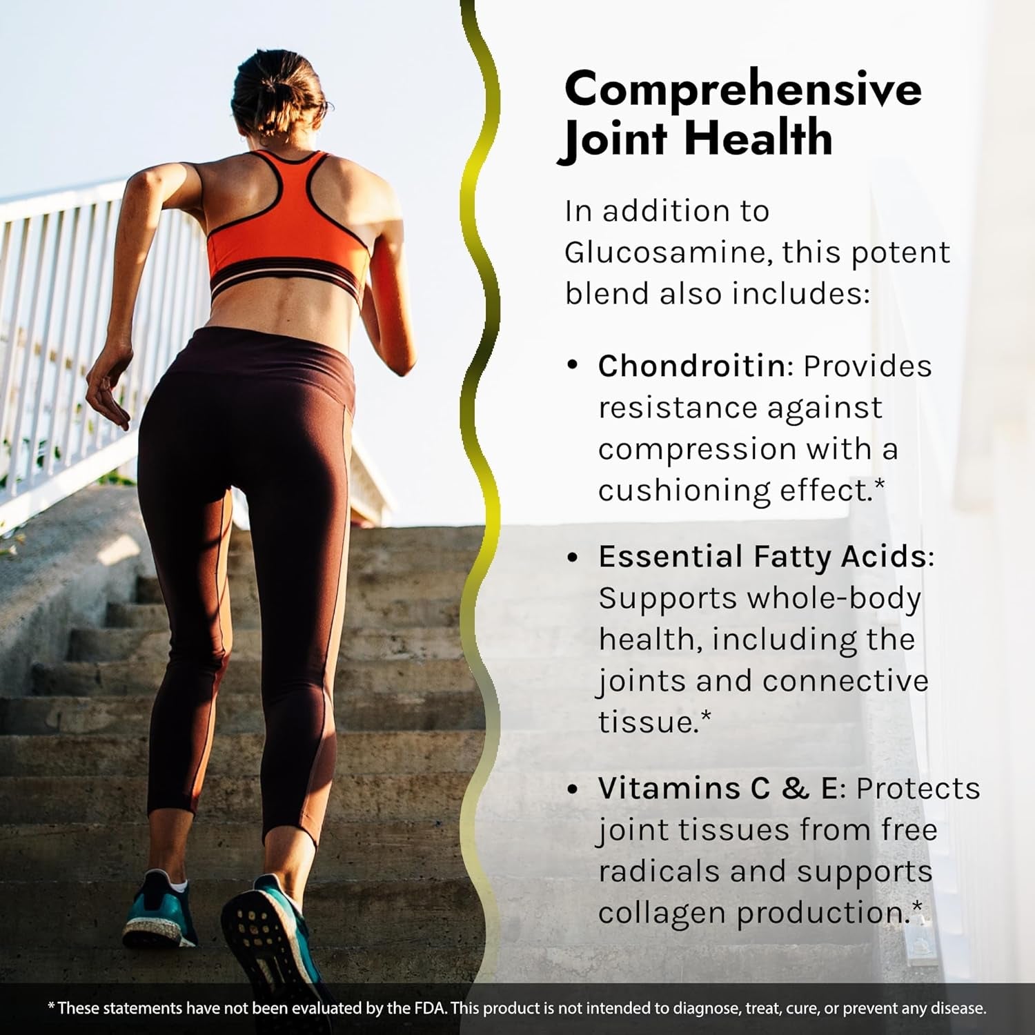 Inholtra Premium Lubri-Joint - 120 Liquid Soft-Gels - with Glucosamine, Chondroitin, Omega Fatty Acids + Vitamins C, D & E - 40 Servings