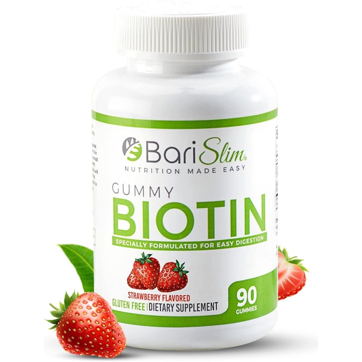 Barislim Bariatric Vitamin Biotin Gummies for Patients after Weight Loss Surgery - 90 Fruit Chews