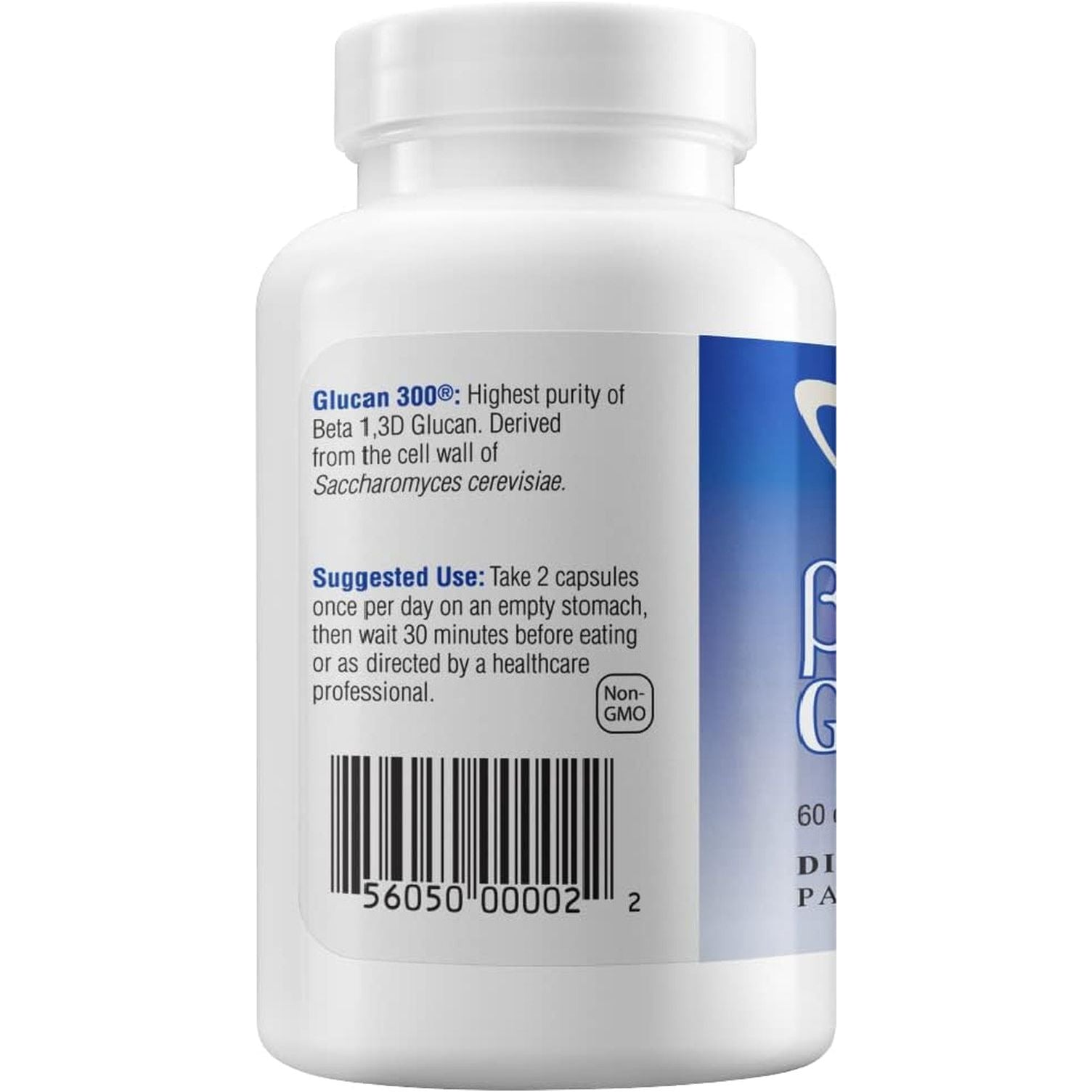 Immune Support Supplement with 500Mg of Highly Purified Beta Glucan per Capsule
