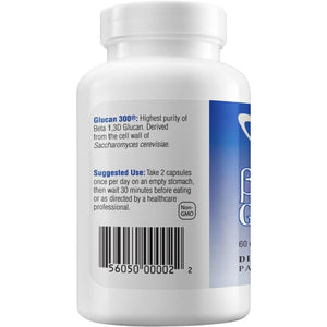 Immune Support Supplement with 500Mg of Highly Purified Beta Glucan per Capsule