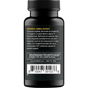 Nugenix Essentials Tongkat Ali for Men, Support for Men'S Health, Longjack Eurycoma Longifolia Extract, 30Ct