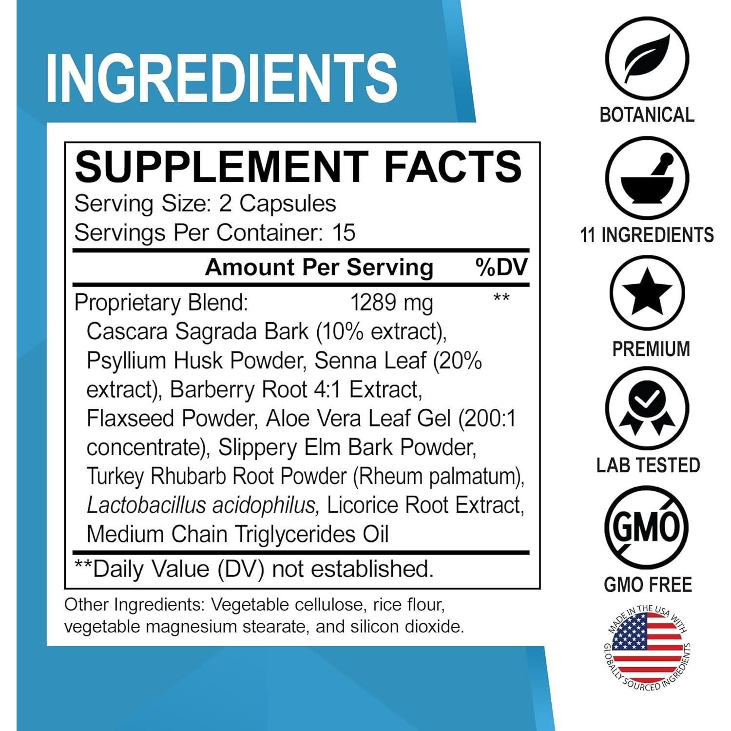 Colon Cleanser Detox for Weight Flush - 15 Day Colon Cleanse Pills & Probiotic