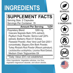 Colon Cleanser Detox for Weight Flush - 15 Day Colon Cleanse Pills & Probiotic