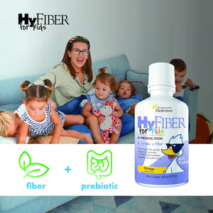 Medtrition Hyfiber Liquid Fiber for Kids, Supports Regularity and Softer Stools, 6 Grams of Fiber, 32 Servings