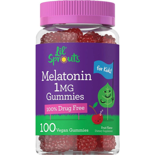Carlyle Kids Melatonin Gummies | 1 Mg 100 Count | Fruit Flavor Gummy