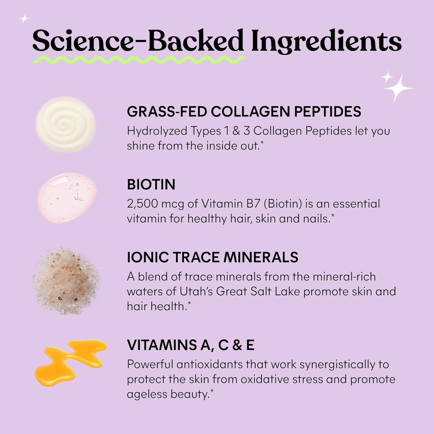 Lemme Glow Collagen Gummies for Thick Hair, Strong Nails & Healthy Skin, Peach Flavor, 60 Count