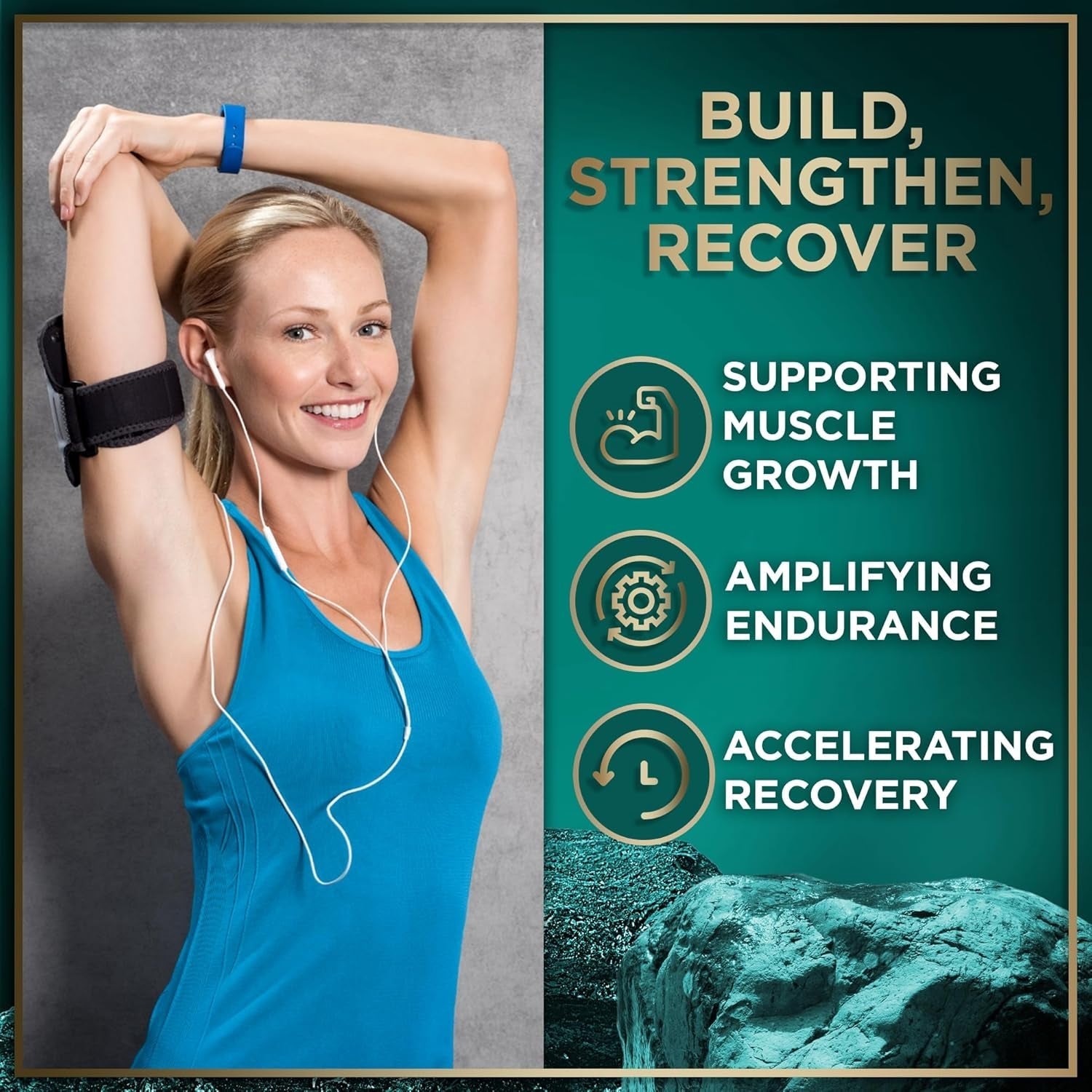 HMB Supplements for Men & Women with Vitamin D3 1,000 MG for Muscle Growth, Strenghth and Fast Workout Recovery - 180 Capsules