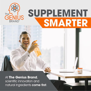 Genius Caffeine Pills 100Mg, Extended-Release Microencapsulated Caffeine Pills 100 Capsules