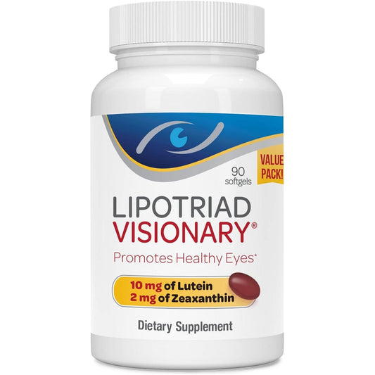 Visionary Eye Vitamin and Mineral Supplement with AREDS2® Ingredients in Our Own Custom Formula, 90 Count