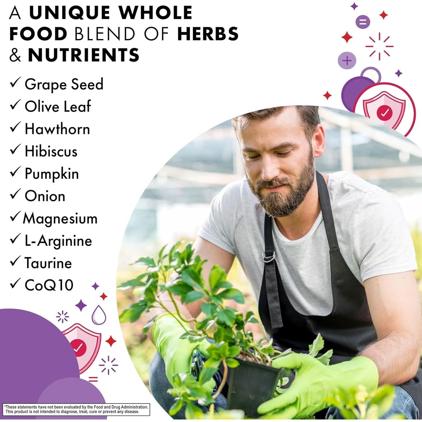 Bluebonnet Nutrition Blood Pressure Support, Vascular Health  30 Servings