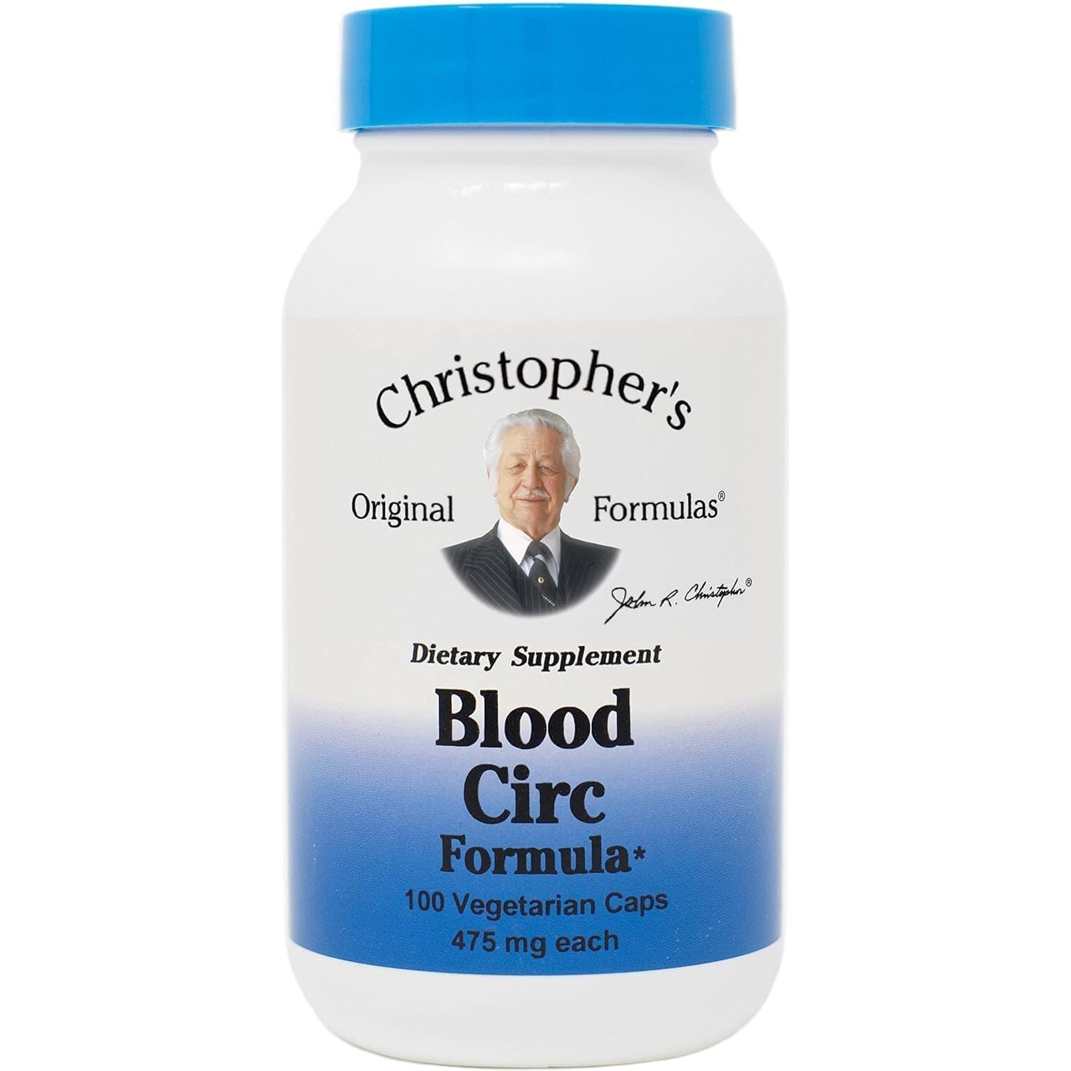 Christopher'S Original Formulas Blood Circ Formula Capsules for Cardiovascular & Circulatory Wellness, 100 Capsules
