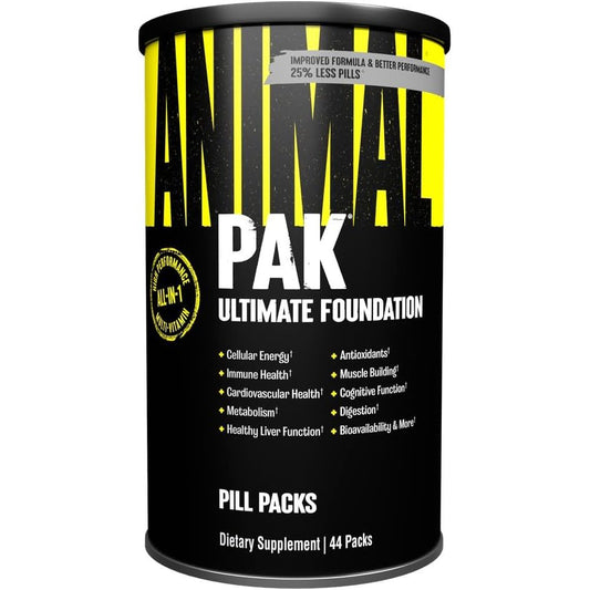 Animal Pak - Convenient Multivitamin for Daily All-In-One Vitamin & Supplement Pack 44 Count