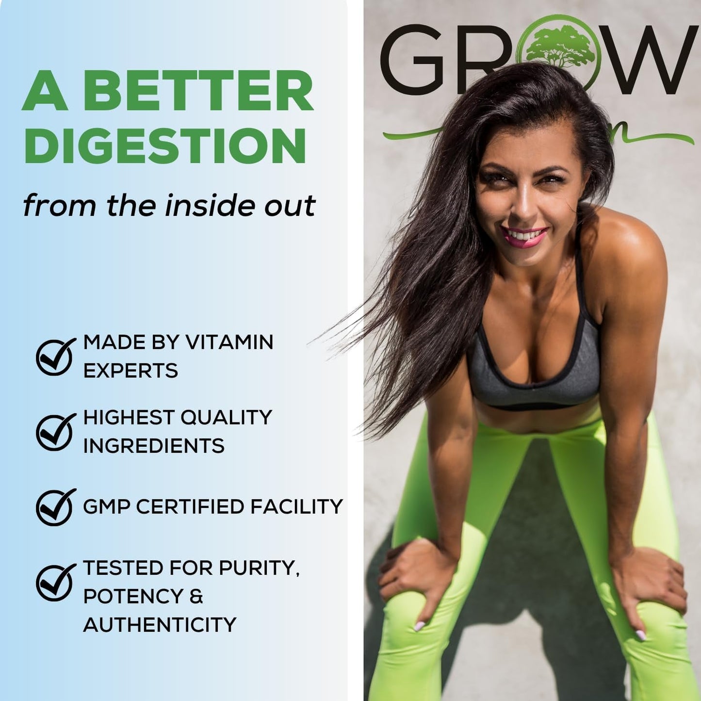 Grow Vitamin Original Gallbladder Formula, Made W/Purified Bile Salts & Ox Bile Digestive Enzymes 90 Capsules