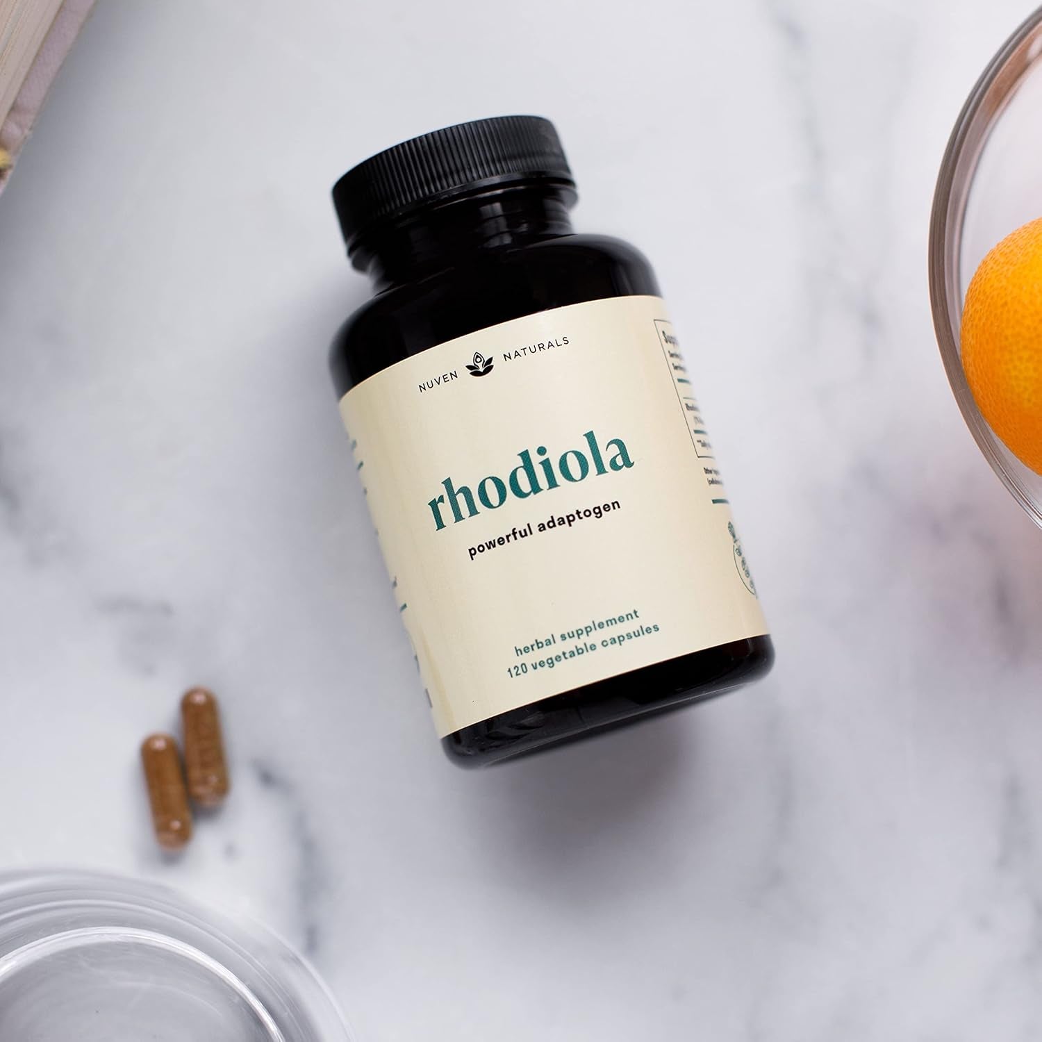 Rhodiola Rosea 600 Mg for Stress Support, Mood Support & Energy 60 Servings