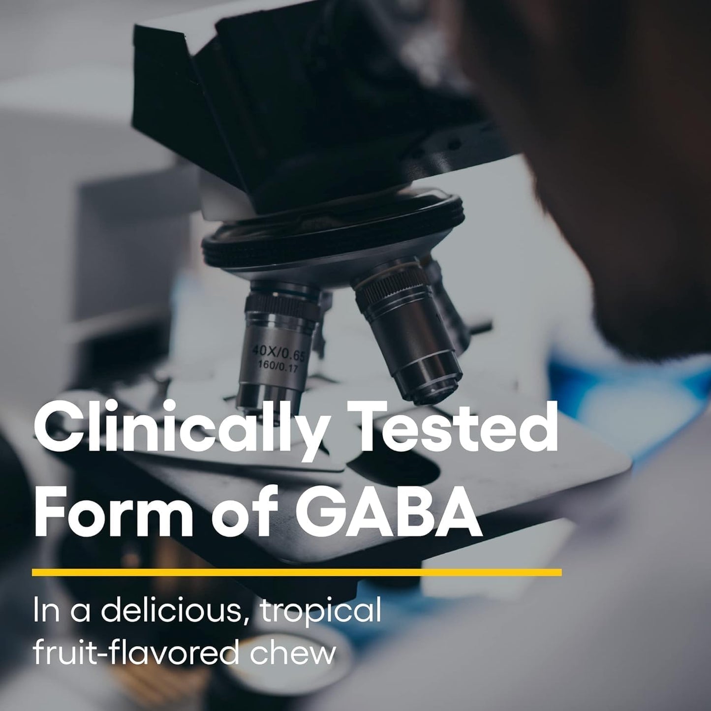 Stress-Relax Chewable Pharma GABA 100 Mg by Natural Factors, Non-Drowsy Stress Support for Relaxation and Mental Focus 120 Tablets