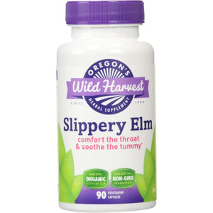 Oregon'S Wild Harvest Slippery Elm Organic Capsules, 90 Count