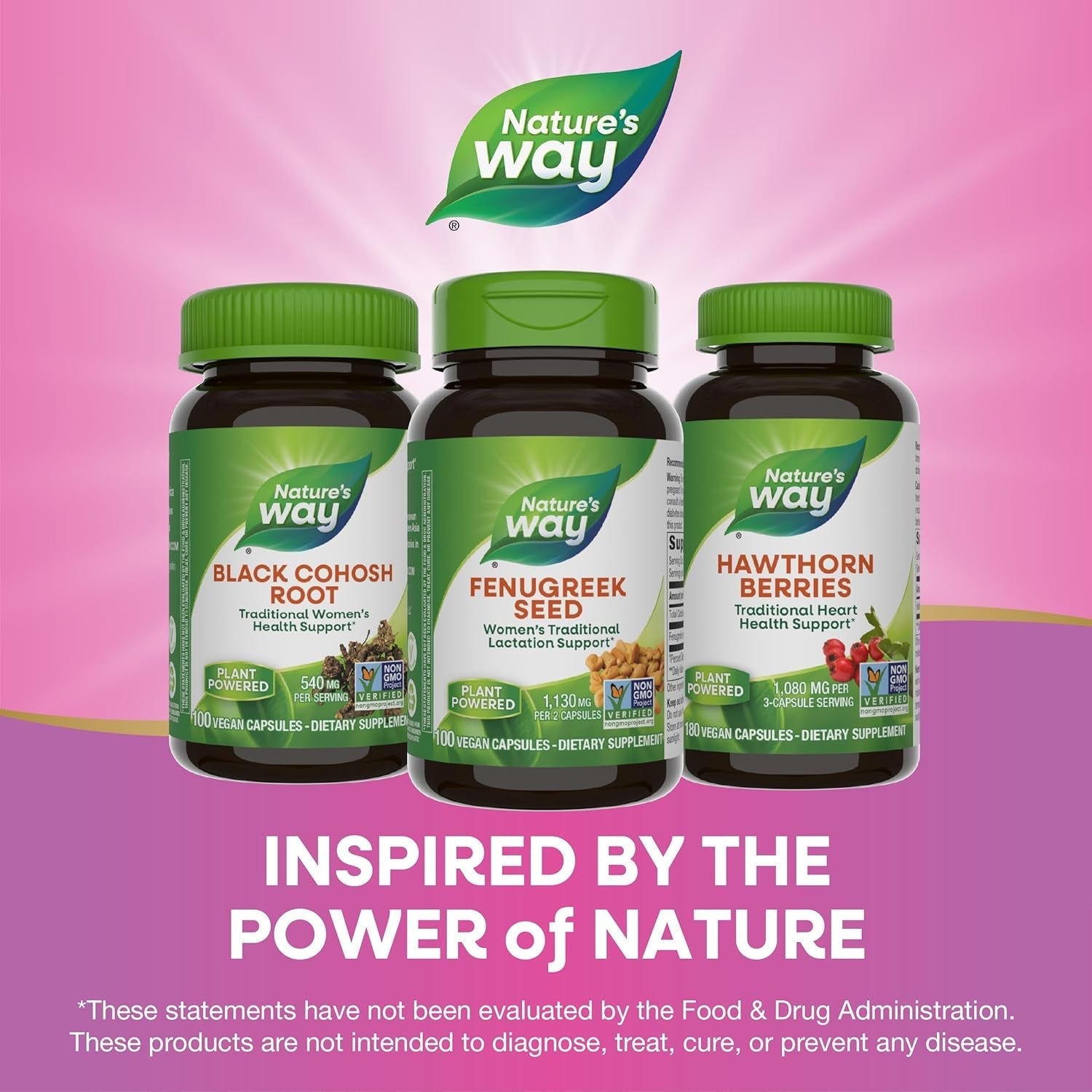 Nature'S Way Fenugreek Seed, Traditional Lactation/Breastfeeding Support* 100 Capsules