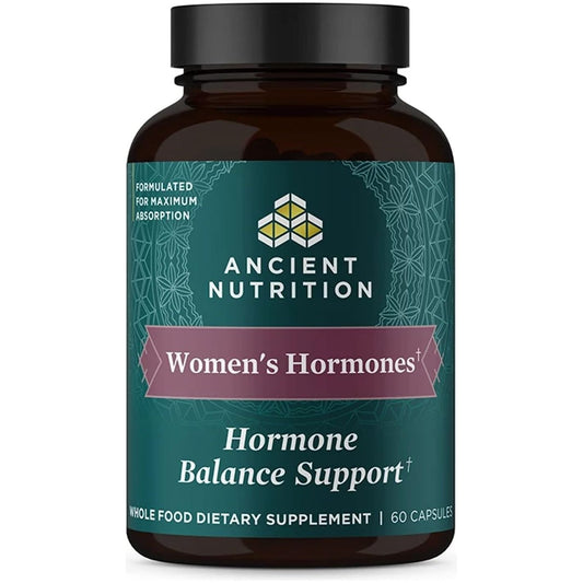 Ancient Nutrition Women'S Hormones, Helps Reduce Stress, Supports Energy, Hormone Balance 60 Capsules