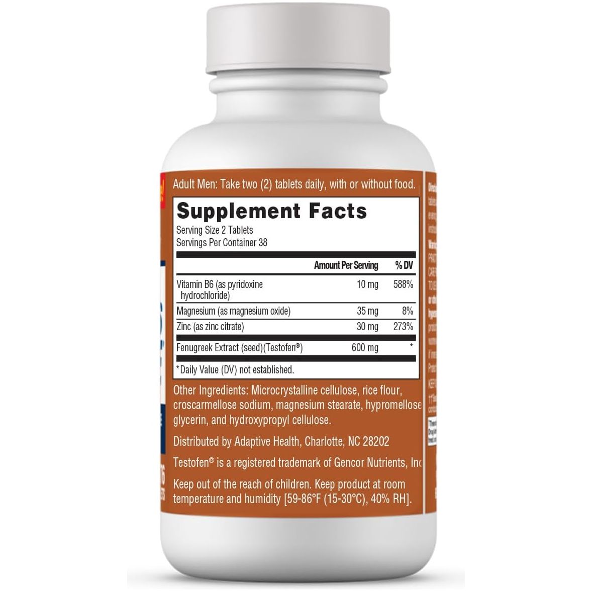 Free Testosterone Booster Supplement for Men, 76 Tablets