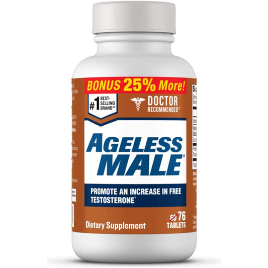 Free Testosterone Booster Supplement for Men, 76 Tablets
