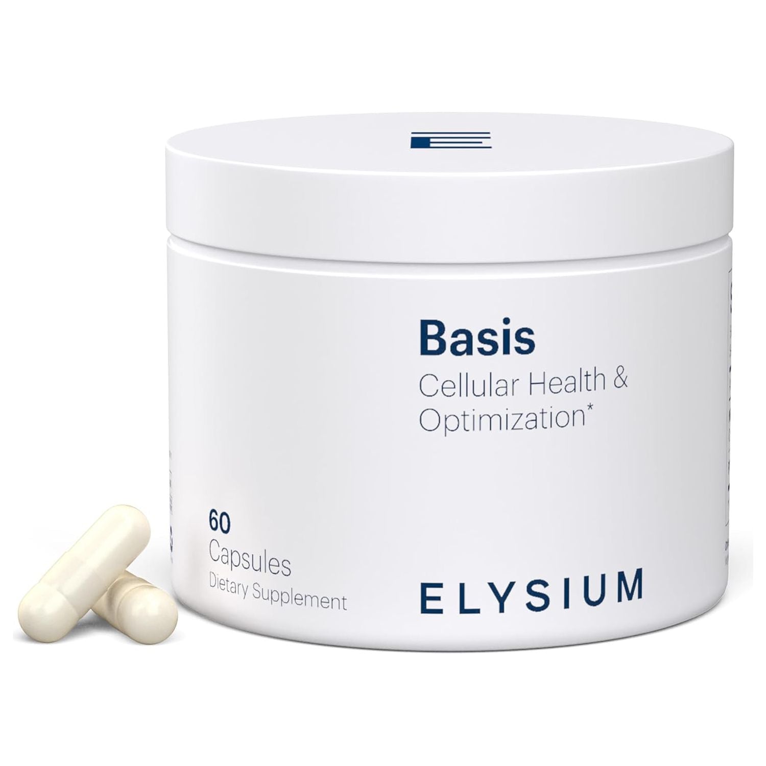 ELYSIUM Basis NAD plus Supplement 30 Servings - Healthy Aging Supplement & Cellular Energy