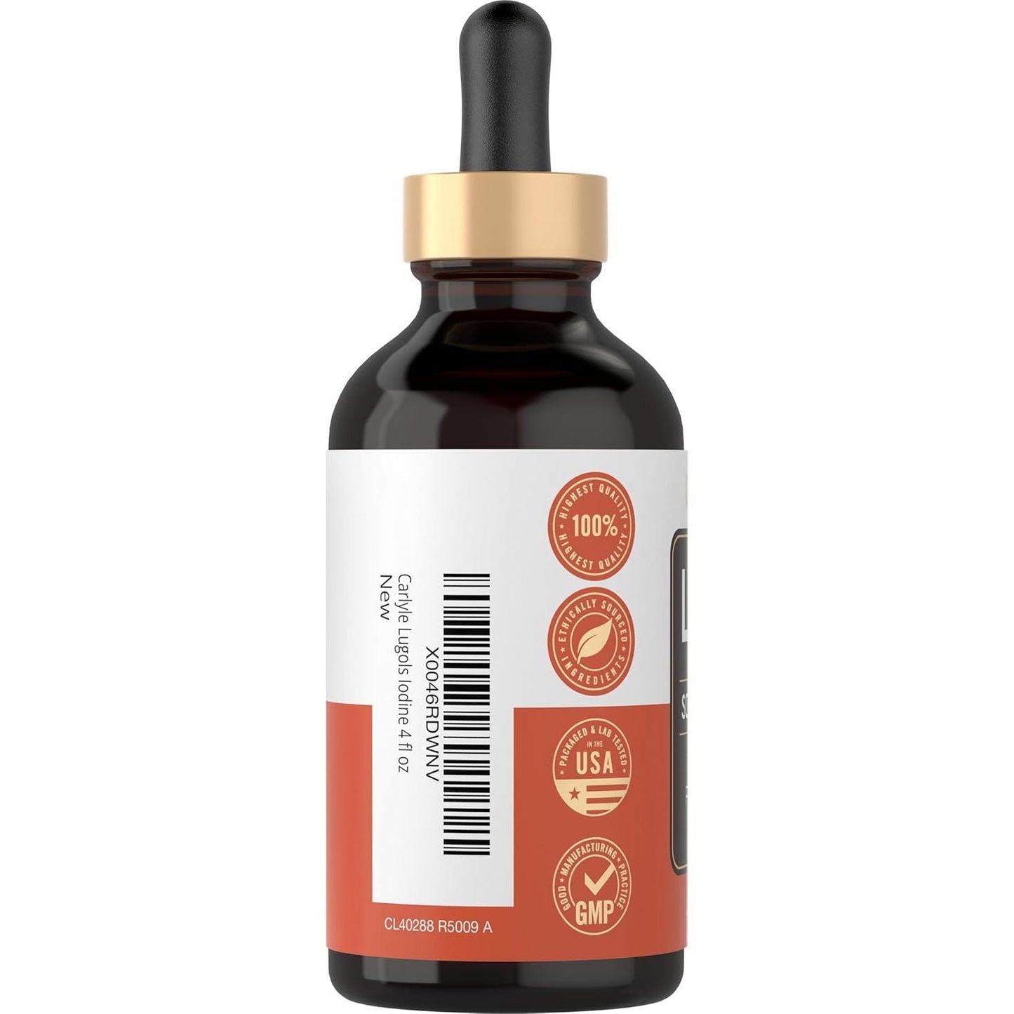 Carlyle Lugols Iodine 2 Percent | Potassium Iodide and Iodine Solution 2% Liquid Drops (4 Fl Oz)